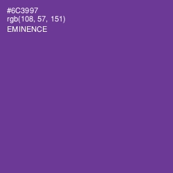 #6C3997 - Eminence Color Image