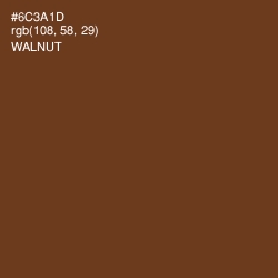 #6C3A1D - Walnut Color Image