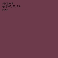 #6C3A4B - Finn Color Image