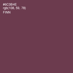 #6C3B4E - Finn Color Image