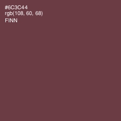 #6C3C44 - Finn Color Image