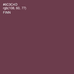 #6C3C4D - Finn Color Image