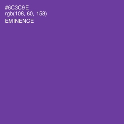 #6C3C9E - Eminence Color Image