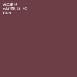 #6C3E46 - Finn Color Image