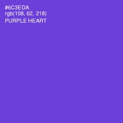 #6C3EDA - Purple Heart Color Image