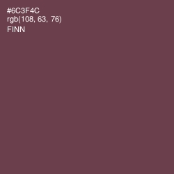 #6C3F4C - Finn Color Image