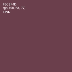 #6C3F4D - Finn Color Image