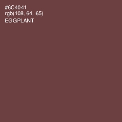 #6C4041 - Eggplant Color Image