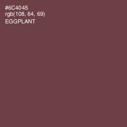 #6C4045 - Eggplant Color Image