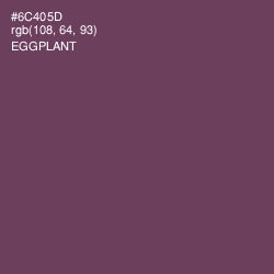#6C405D - Eggplant Color Image