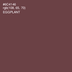#6C4146 - Eggplant Color Image