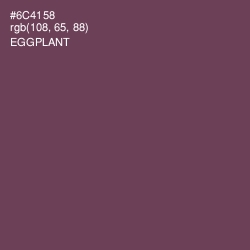 #6C4158 - Eggplant Color Image