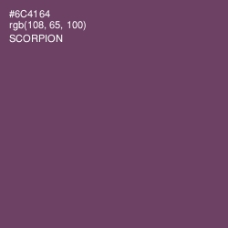 #6C4164 - Scorpion Color Image