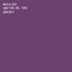 #6C416D - Smoky Color Image