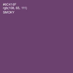 #6C416F - Smoky Color Image