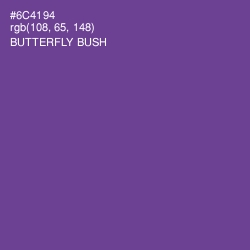 #6C4194 - Butterfly Bush Color Image
