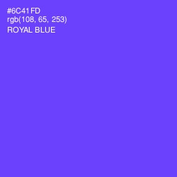 #6C41FD - Royal Blue Color Image