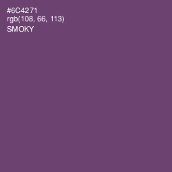 #6C4271 - Smoky Color Image