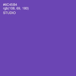 #6C45B4 - Studio Color Image