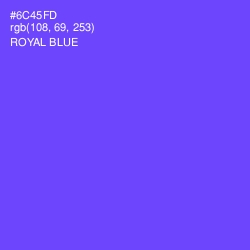 #6C45FD - Royal Blue Color Image