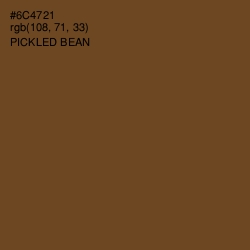 #6C4721 - Pickled Bean Color Image