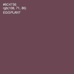 #6C4756 - Eggplant Color Image