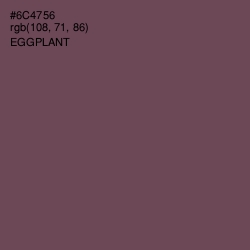 #6C4756 - Eggplant Color Image