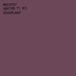 #6C4757 - Eggplant Color Image