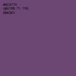 #6C4774 - Smoky Color Image