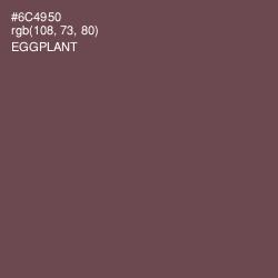 #6C4950 - Eggplant Color Image