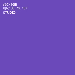 #6C49BB - Studio Color Image