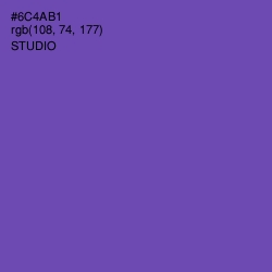 #6C4AB1 - Studio Color Image