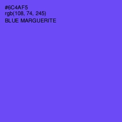 #6C4AF5 - Blue Marguerite Color Image