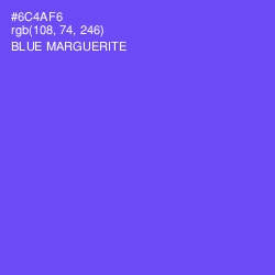 #6C4AF6 - Blue Marguerite Color Image