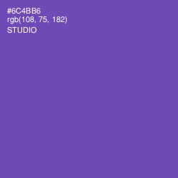 #6C4BB6 - Studio Color Image