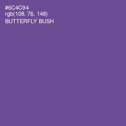 #6C4C94 - Butterfly Bush Color Image