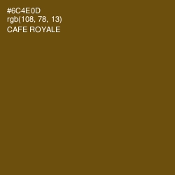 #6C4E0D - Cafe Royale Color Image