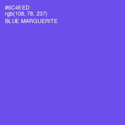 #6C4EED - Blue Marguerite Color Image