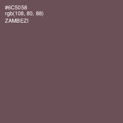 #6C5058 - Zambezi Color Image