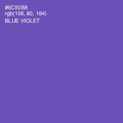 #6C50B8 - Blue Violet Color Image