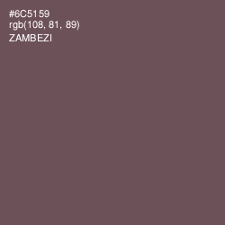 #6C5159 - Zambezi Color Image