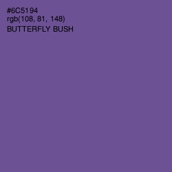 #6C5194 - Butterfly Bush Color Image