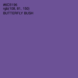 #6C5196 - Butterfly Bush Color Image