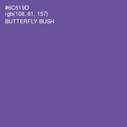 #6C519D - Butterfly Bush Color Image