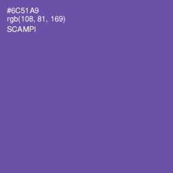 #6C51A9 - Scampi Color Image