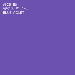 #6C51B0 - Blue Violet Color Image