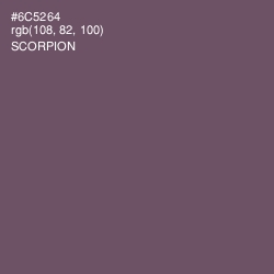 #6C5264 - Scorpion Color Image