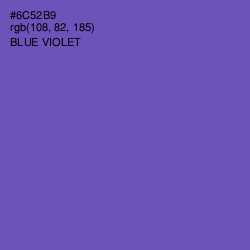 #6C52B9 - Blue Violet Color Image