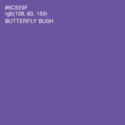 #6C539F - Butterfly Bush Color Image