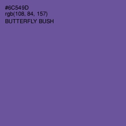 #6C549D - Butterfly Bush Color Image